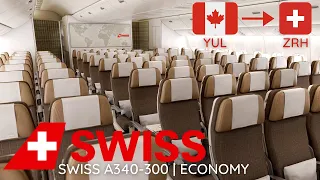 TRIP REPORT | SWISS A340-300 | Montréal (YUL) to Zurich (ZRH) | Economy