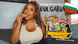 Trying BULGARIAN snacks 🇧🇬  | Snack Surprise Unboxing
