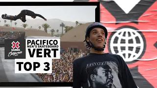 Pacifico Men’s Skateboard Vert: TOP 3 | X Games California 2023