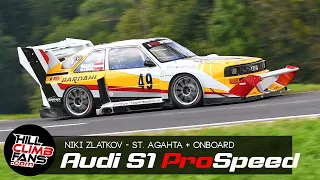 Audi S1 Pikes Peak quattro PROSPEED - Niki Zlatkov || Hill Climb St. Agatha 2023 ☆ ONBOARD