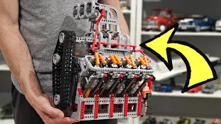 HUGE WORKING V8 SUPERCHARGED BRICK BUILT ENGINE!