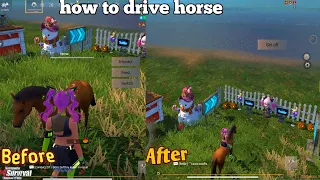 how to drive horse last island of survival | how to ride pet