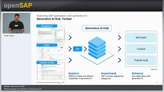 Generative AI at SAP   Unit 4 Extending SAP applications with generative AI