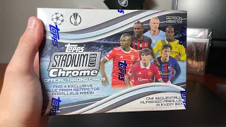 Better Than a Hobby Box!? Topps UEFA Stadium Club Chrome 2022/23 Giant Box Opening #1