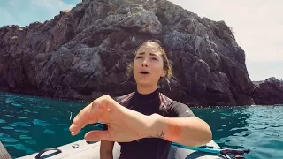 Jelly Fish Attack! Free Diving the Balearic Islands (Sailing La Vagabonde) Ep. 93