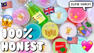 UNDERRATED SLIME SHOP REVIEW WAR 💖 UK vs USA vs MALAYSIA!