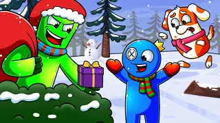 RAINBOW FRIENDS | OH NO BLUE, BE CAREFUL with STRANGERS!! | Cartoon Animation