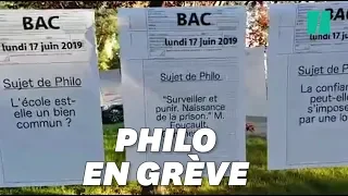 Bac philo 2019: ces profs en grève affichent de faux sujets de philosophie