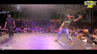 IIB 2015 100% KRUMP  1/4  FINALS GUYZ:  NO SCRIPT vs KONKRETE BY   HKEYFIL by