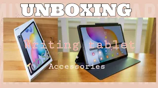 Samsung Galaxy Tab S6 Lite + Accessories Unboxing 📦 *refurbished 2022 (eng)