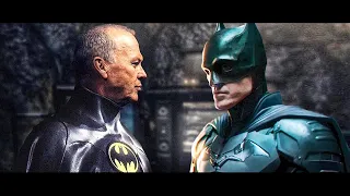 The Batman and Michael Keaton Justice League Crossover Breakdown