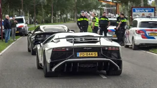 Supercars Accelerating, Police Shutdown Carmeet because of Corona - 720S, GT3RS iPE, AMG GTR, F8 Etc