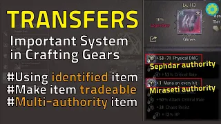 Transfers / Important System in Crafting Gears #undecember