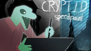 Cryptid Speedpaints #5 (Found footage horror art) (Ibis paint)