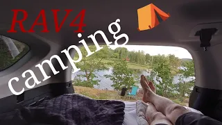 my first Toyota RAV4 camping trip