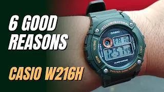 6 Good Reasons to Get The Casio W-216H Digital Watch ( full review W216 W216H Beater )