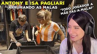 YAYAH REAGE: ANTONY RECEBE ISA PAGLIARI EM SUA MANSÃO - ARRUMANDO AS MALAS | Yayah Clipes