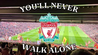 Anfield Sings You'll Never Walk Alone (From the KOP) | Liverpool F.C.