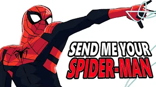 DRAWING YOUR SPIDER-MAN DESIGNS (and then BATMAN)