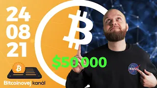 Bitcoin je opět za $50 000 📈 | Kam se vydá dál?  - CEx 24/08/2021