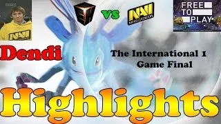 Free To Play Memory - Highlights The international 1 Game final - NA`VI VS EHOME!