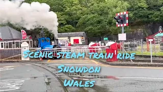 Llanberis Lake Railway /Scenic steam train ride / Snowdon/North Wales