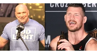 Dana White's Advice to Michael Bisping on Not Being a "Dick"