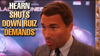 THE RELAY: Hearn demystifies contracts, shoots down Ruiz claims, Spence “calls out” Crawford