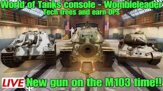 World of tanks console - wombleleader...We have a proper gun on the M103!!