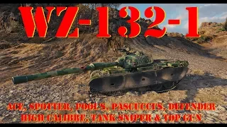 WZ-132-1, Ace, Spotter, Pool's, Pascucci's, Defender, High Calibre, Tank Sniper & Top Gun