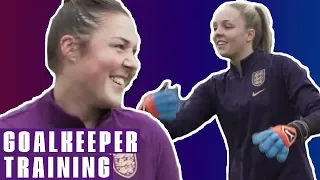 FANTASTIC Saves Ahead of Canada Clash! | England v Canada | Goalkeeper Training | Lionesses