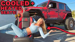 Jeep Wrangler COOLED & HEATED SEATS!