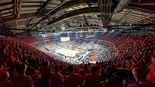 Delije - navijanje na Zvezda Partizan u areni