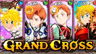 DOBLE KING MELIODAS FULL DAÑO ÁREA WIN!!! 🔥 APRIL FOOLS TEAM  PVP! 🙂| Seven Deadly Sins: Grand Cross