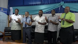 Fijian Minister for Health receives COVID-19 vaccination