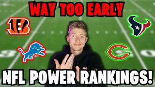 My Way-Too-Early NFL Power Rankings!