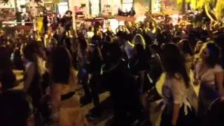 Flash mob zombie dance