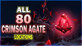 All 80 Crimson Agate Locations - Detailed Guide for Dragonspine Oculus with Timestamps & Easy Routes