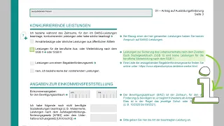 BAföG-Antrag – Schritt für Schritt Formblatt 1 ausfüllen