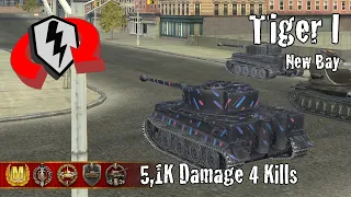 Tiger I  |  5,1K Damage 4 Kills  |  WoT Blitz Replays