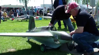 RC Turbine Jet Messerschmitt ME163 Komet Rocket replica very fast model