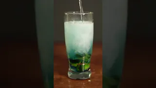 Blue Curacao Mojito #short  #asmr