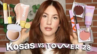 Full Face of KOSAS & TOWER 28: Old Faves, Disappointments & First Impressions!