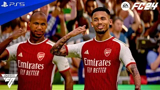 FC 24 Tottenham vs Arsenal Premier League 23/24 full match ps5 tm (4K60)