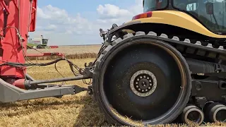 Claas Lexion 6800 & Challenger MT 765C