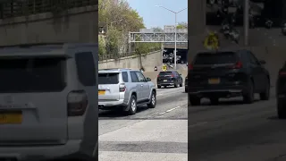DMX Funeral Procession from the Brooklyn Queens Expressway