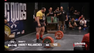 Andrey Malanichev 1140KG/2513LB WR Total *3rd Attempts, HD*