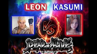 Dead or alive LEON VS Sexy KASUMI, Best Martial art fight