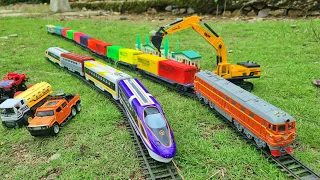 Find treasures of fast train toys, diesel trains, long carriage trains