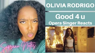 Opera Singer Reacts to Olivia Rodrigo Good 4 U | Performance Analysis |